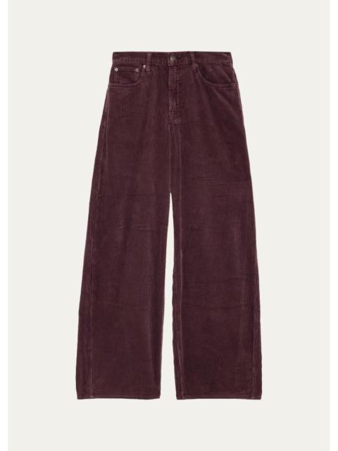 6397 Corduroy Wide-Leg Pants