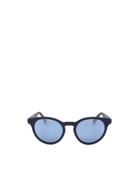 adidas round-frame logo-print sunglasses