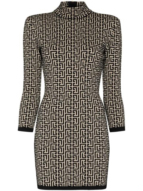 Balmain PB Labyrinth monogram dress | leam | REVERSIBLE