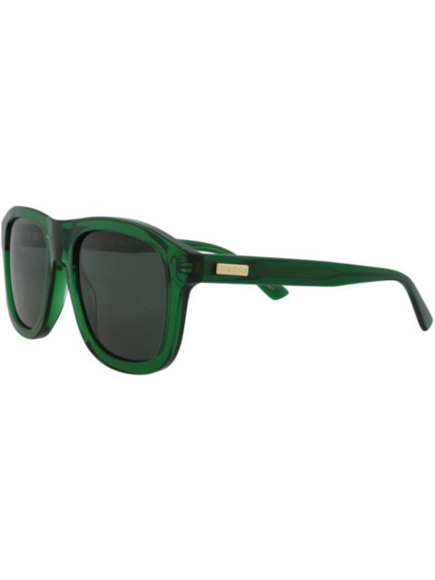 GUCCI Gucci Aviator Sunglasses Green/Green/Green (GG1316S-30013866-004)