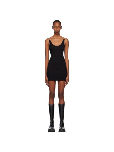 Dion Lee SSENSE Exclusive Black Double Wire Minidress