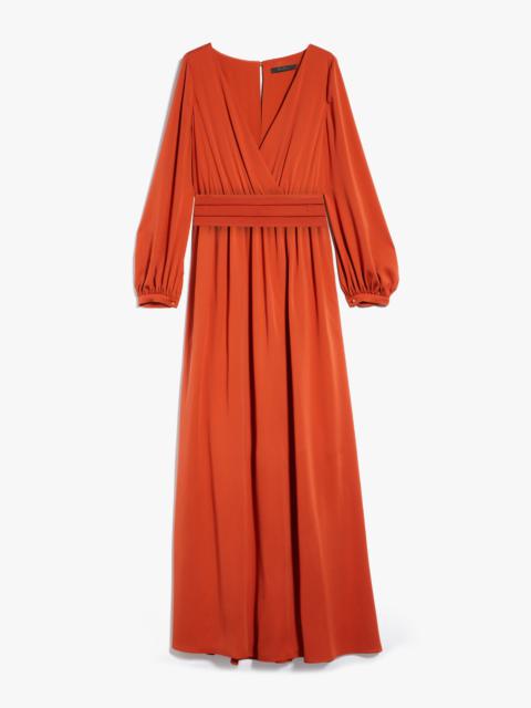 Max Mara TASCA Draped silk tuxedo dress