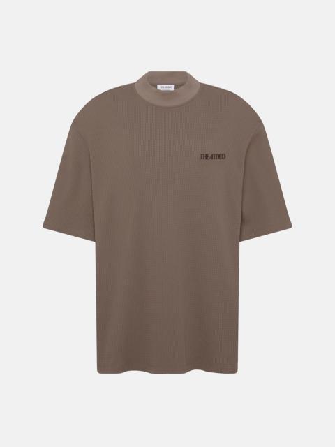 THE ATTICO ''KILIE'' DARK BROWN T-SHIRT