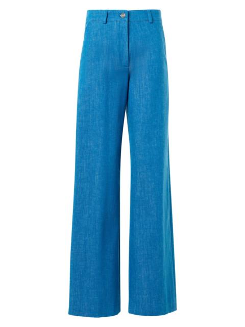 AKRIS Women's Finnian Stretch Denim Straight Pants - Twilight
