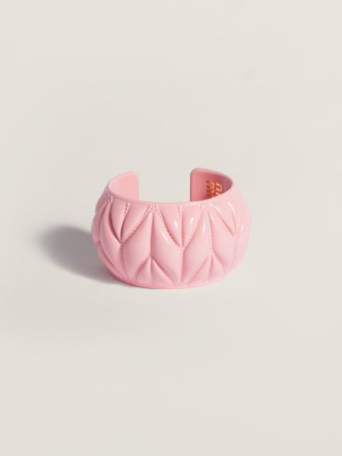 Miu Miu Bracelet with matelassé motif
