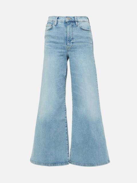 Le Palazzo Crop high-rise flared jeans