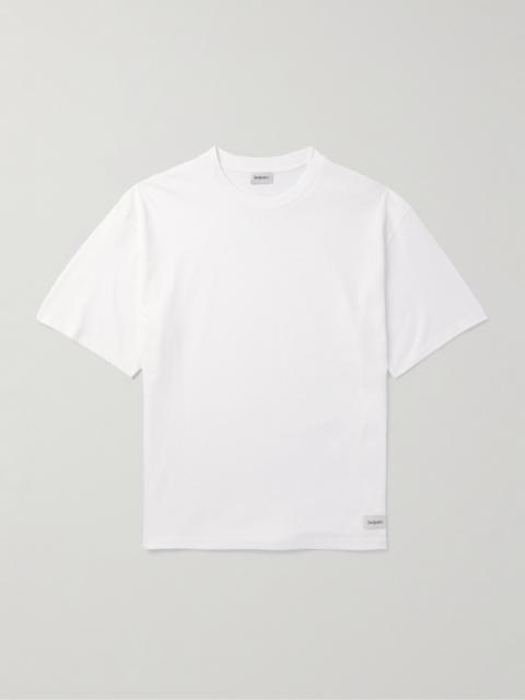SAINT LAURENT Logo-Appliquéd Cotton and Modal-Blend Jersey T-Shirt