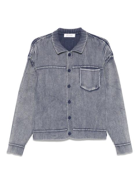 AYA MUSE ribbed-knit cardigan