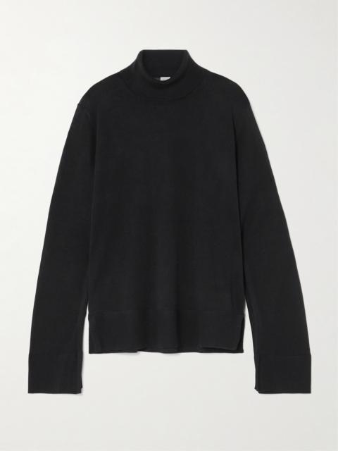 TOTEME Lyocell-blend Turtleneck Sweater