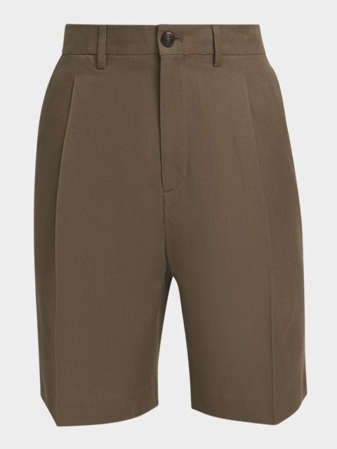 Golden Goose Men's Single-Pleated Bermuda Shorts