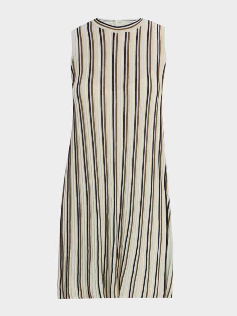 rag & bone Victoria Stripe Crewneck Mini Dress