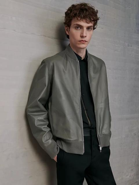 Hermès Printed rib-trim jacket