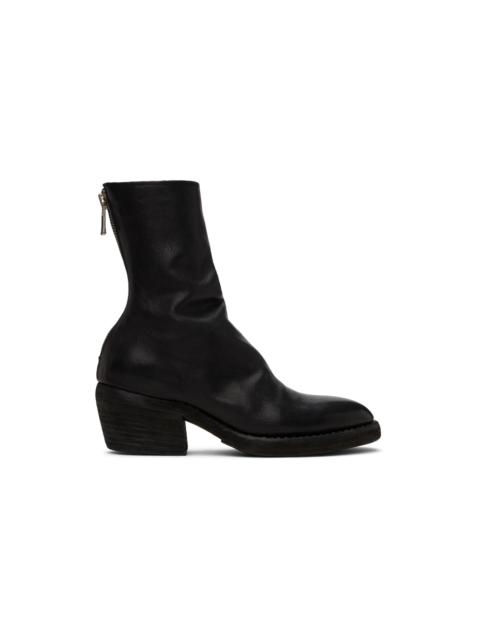 Guidi zip-up leather boots