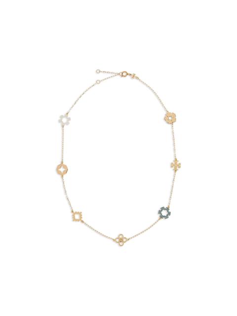 TORY BURCH Forget Me Not Pavé necklace