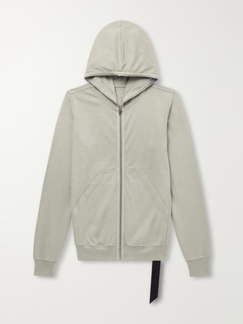 Rick Owens DRKSHDW Gimp Cotton-Jersey Zip-Up Hoodie