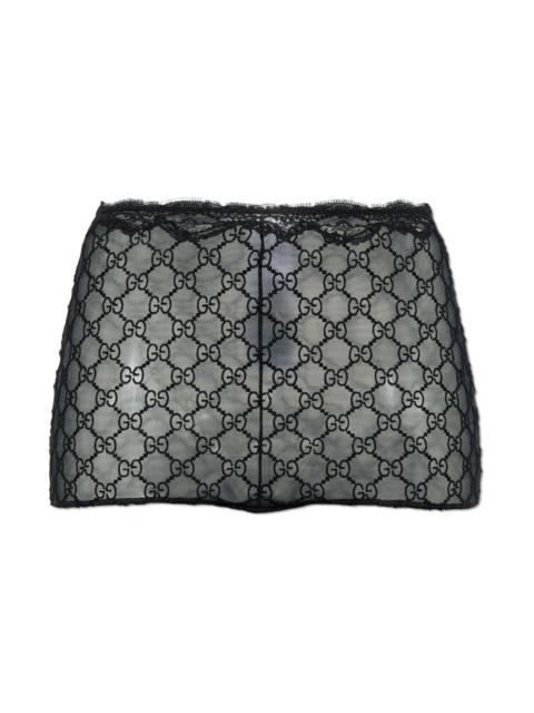 GUCCI GG tulle coulottes