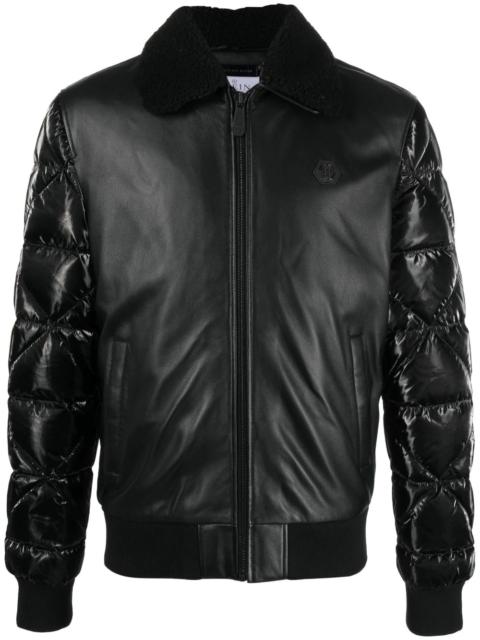 PHILIPP PLEIN padded flight jacket