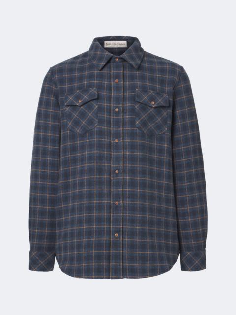 God’s True Cashmere Rugged Explorer plaid cashmere shirt