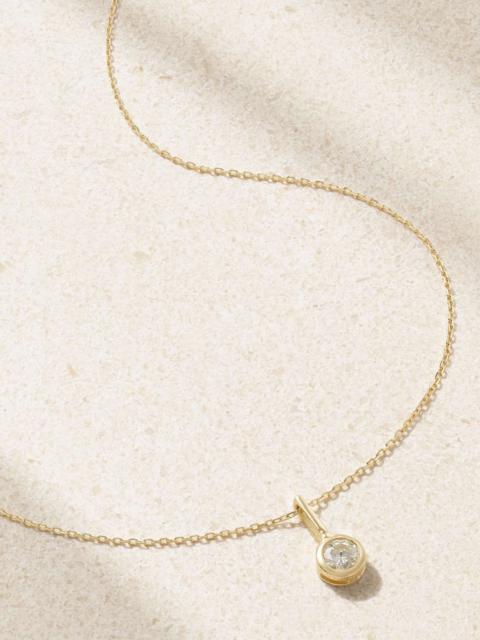 MATEO 14-karat gold diamond necklace