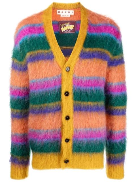 Marni stripe-print cardigan