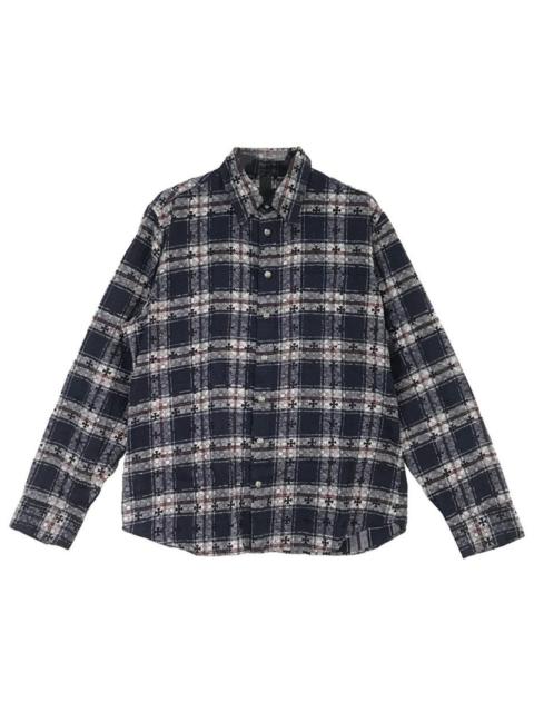 Chrome Hearts Chrome Hearts 'Plus Patch' Flannel (Blue/Black)