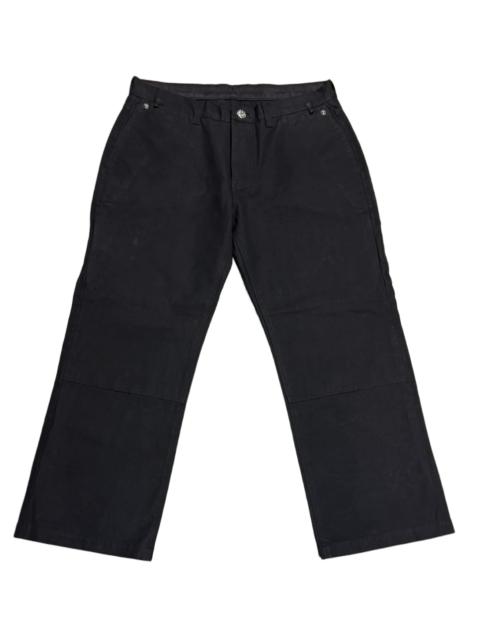 Chrome Hearts Cross Patch Double Knee Carpenter Pants "Black" CHRM1456