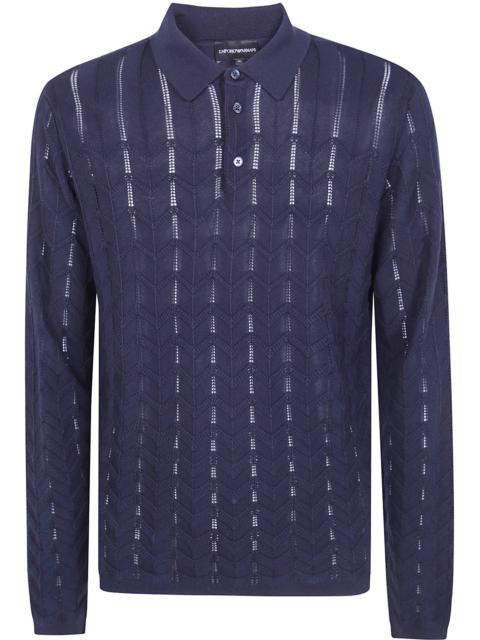 EMPORIO ARMANI Sweater Polo Neck "Em006262.Af29854 Ub109 Dark Navy"