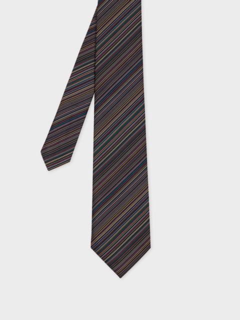 Paul Smith Silk 'Signature Stripe' Pinstripe Tie