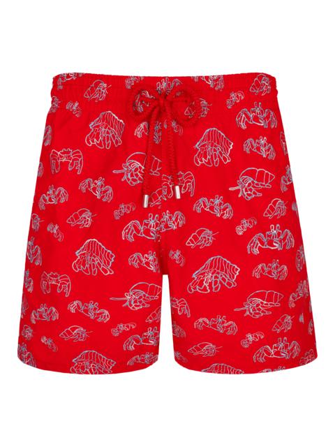 Men Swim Trunks Embroidered Hermit Crabs - Limited Edition