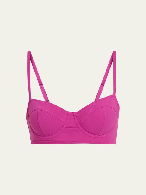ULLA JOHNSON Zahara Balconette Bikini Top