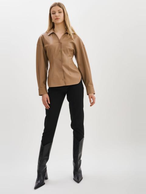 LAMARQUE SKYLAR | Faux Leather Shirt