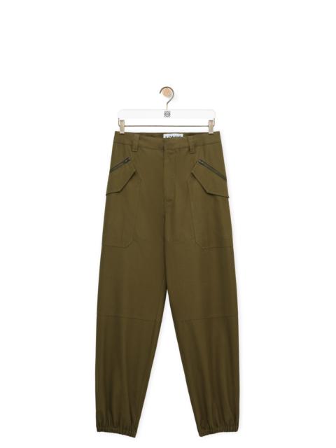 Cargo trousers in cotton