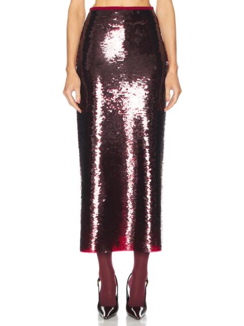 SEV Sequin Midi Skirt