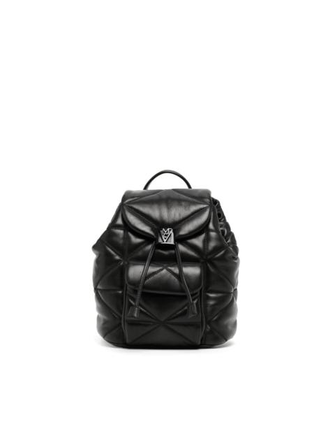 MCM mini Travia quilted backpack