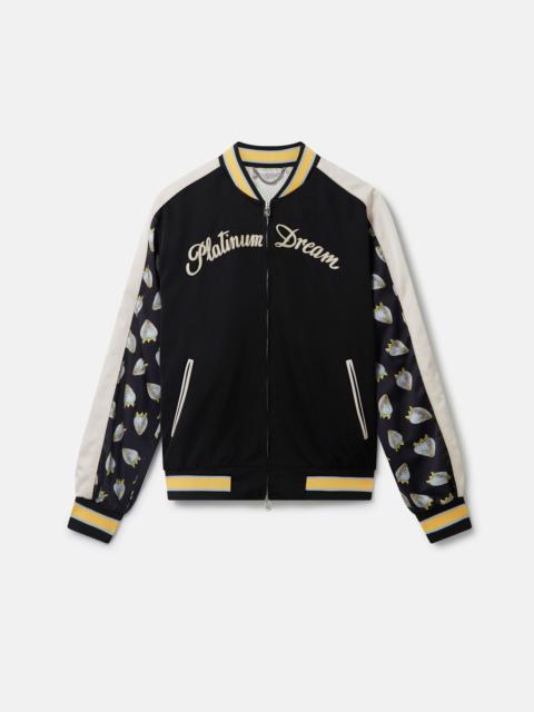 Strawberry-Print Heritage-Inspired Souvenir Jacket