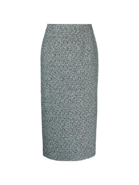 tweed pencil skirt