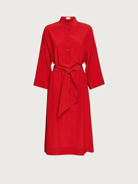 FERRAGAMO LOOSE SILK DRESS