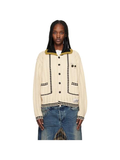Andersson Bell Off-White New Fantasia Collar Cardigan