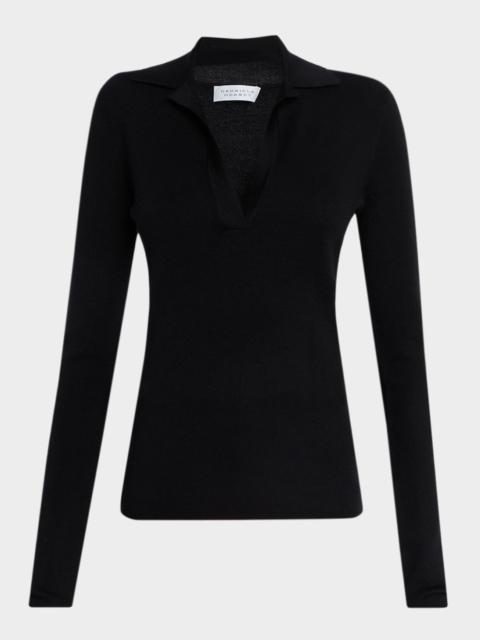 GABRIELA HEARST Samira Knit Cashmere-Silk Top