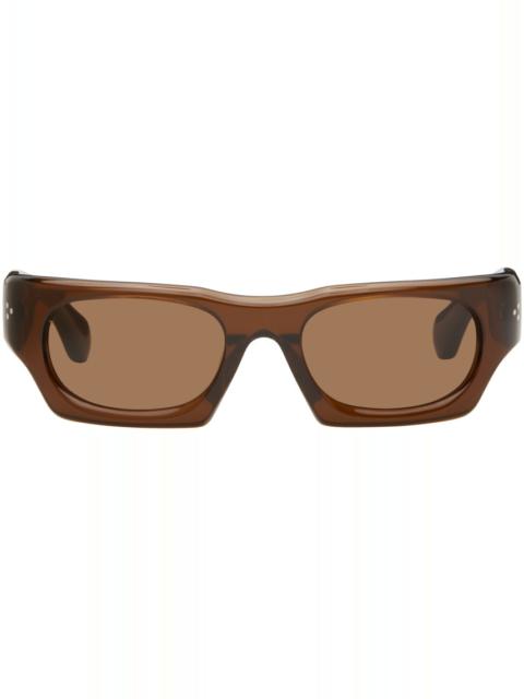 PORT TANGER Brown Kerewan Sunglasses