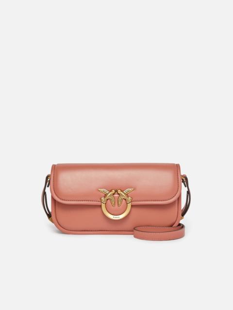 PINKO SMALL LOVE BAG BOX CROSSBODY BAG IN NAPPA LEATHER