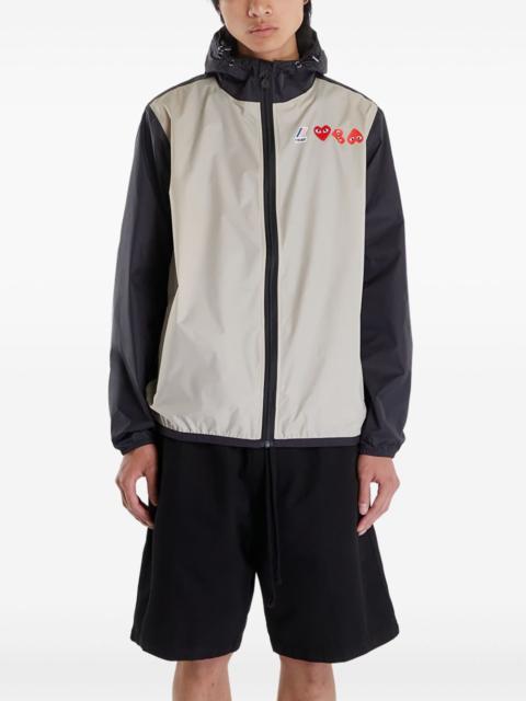 Comme des Garçons PLAY x K-Way Claude hooded jacket