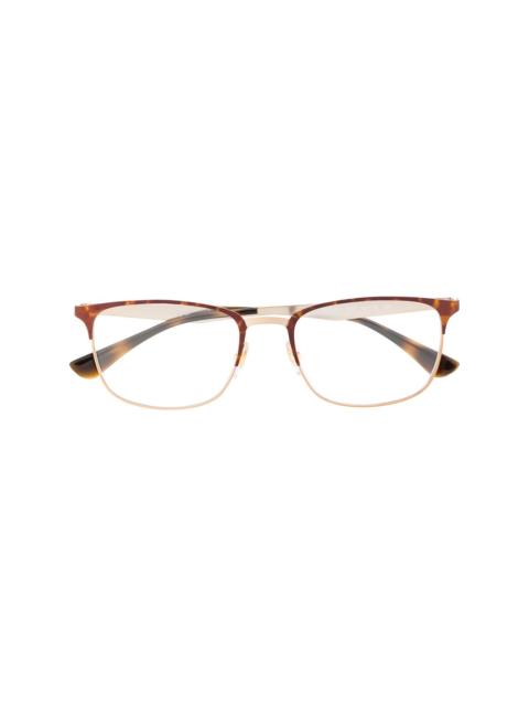 Ray-Ban 6421 half rim clubmaster glasses