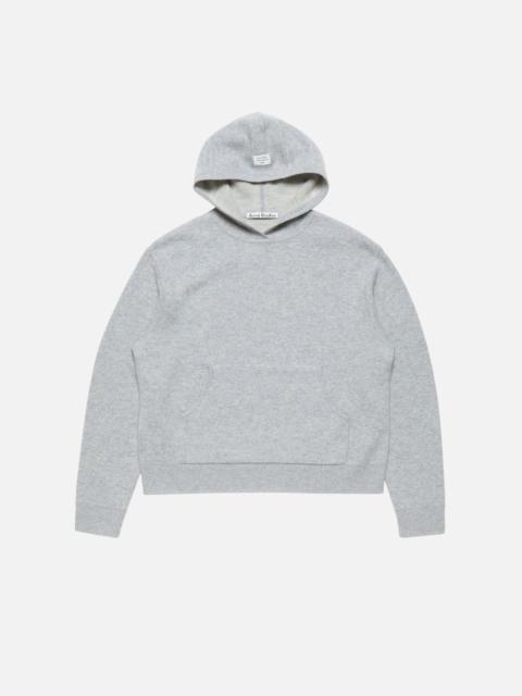 Acne Studios Cashmere hoodie - Cold grey melange