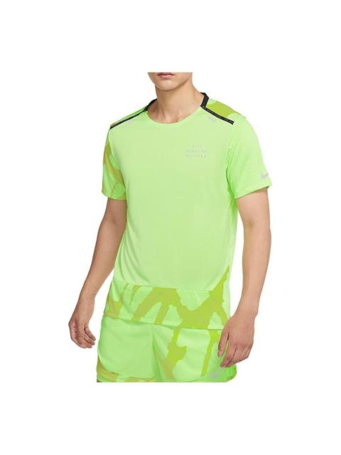 Nike Dri-fit Run Division Rise 365 Quick Dry Running Top 'Green' DQ4758-358