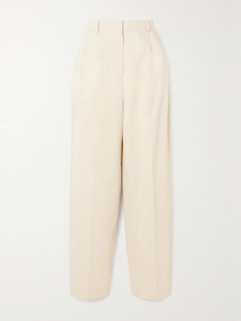TOTEME Woven Pleated Tapered Pants
