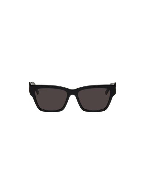 BALENCIAGA Black Rectangular Sunglasses