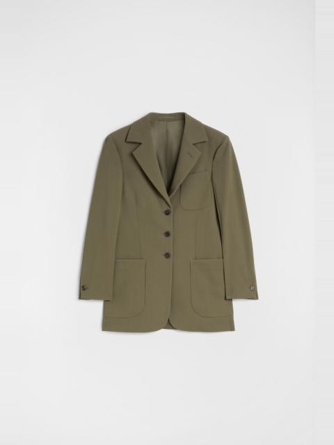 Jil Sander Wool Twill Tailored Jacket