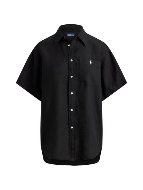 Polo Ralph Lauren patch-pocket linen shirt