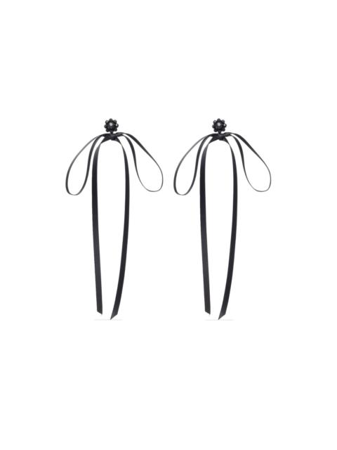 Simone Rocha ribbon-bow earrings